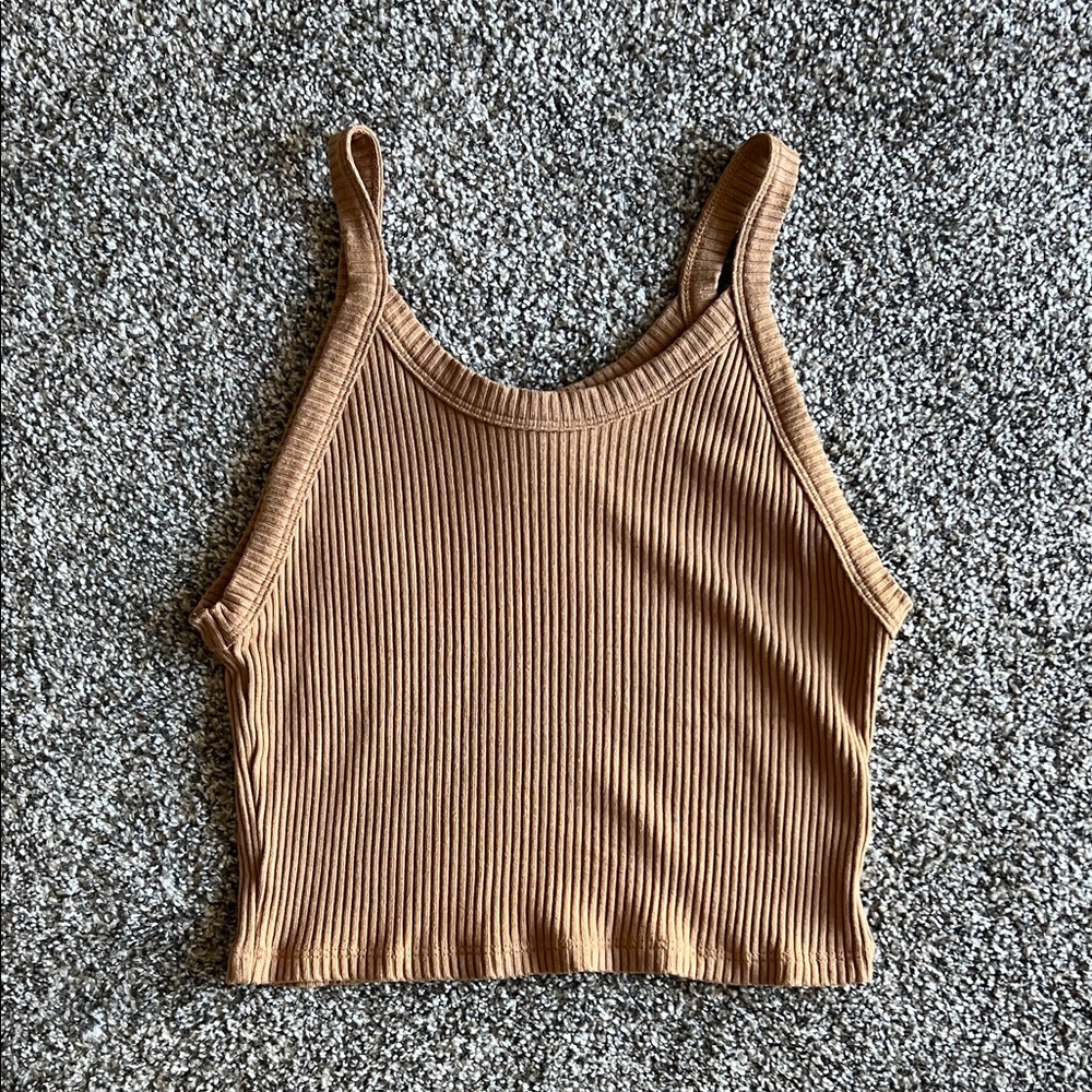 LESET | Cropped Ribbed Cami